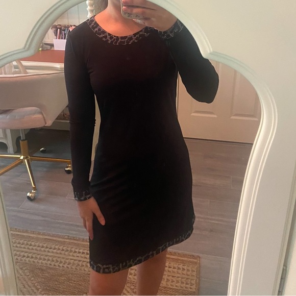 NWOT Michael Kors Long Sleeve Leopard Dress Size XS - Picture 1 of 10